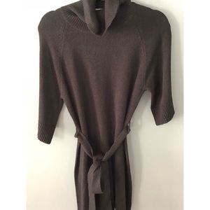 Black Turtleneck Sweater Dress
